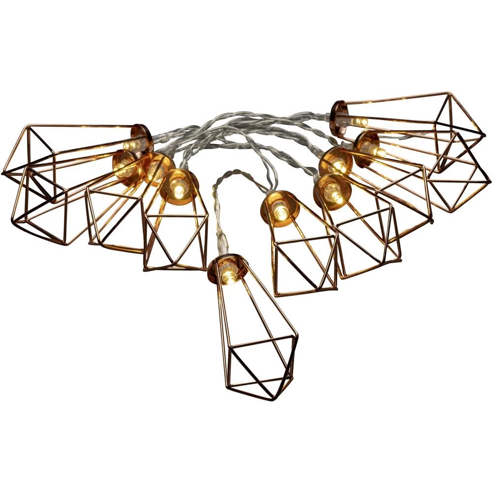 Konstsmide 3128-603 Svjetlosni lanac s motivom Rubini Unutra baterijski pogon LED Toplo-bijela Osvjetljena duljina: 0.9 m slika