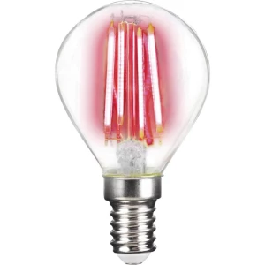 LightMe LED ATT.CALC.EEK B (A++ - E) E14 Oblik kapi 4 W Crvena (Ø x D) 45 mm x 78 mm Filament 1 ST slika