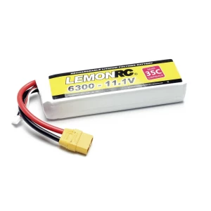 LemonRC lipo akumulatorski paket za modele 11.1 V 6300 mAh Broj ćelija: 3 35 C softcase XT90 slika