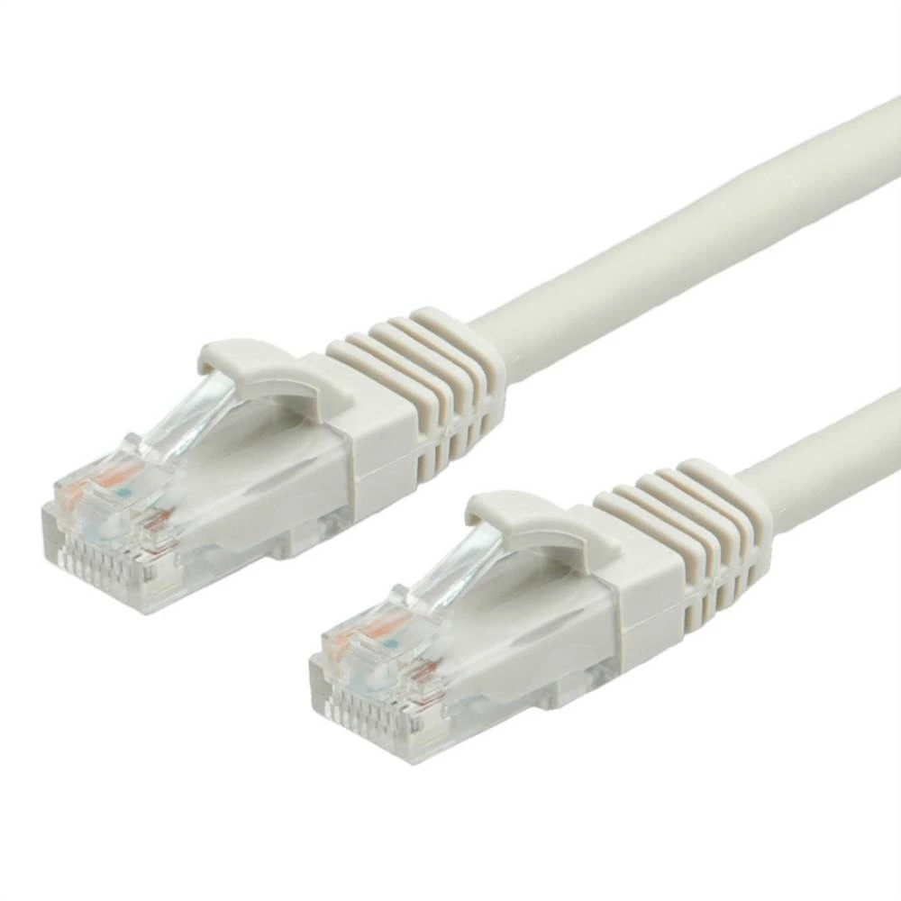 Value 21.99.0876 RJ45 mrežni kabel, Patch kabel cat 6a U/UTP 7.00 m siva nezaštićen 1 St. slika