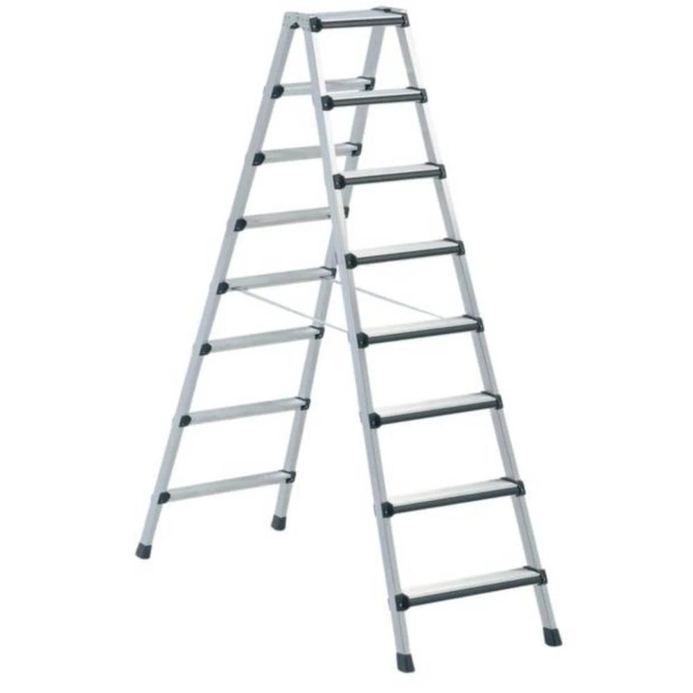 Aluminijum Ljestva sa nivojima Sklopiva ZARGES 41437 11.7 kg slika