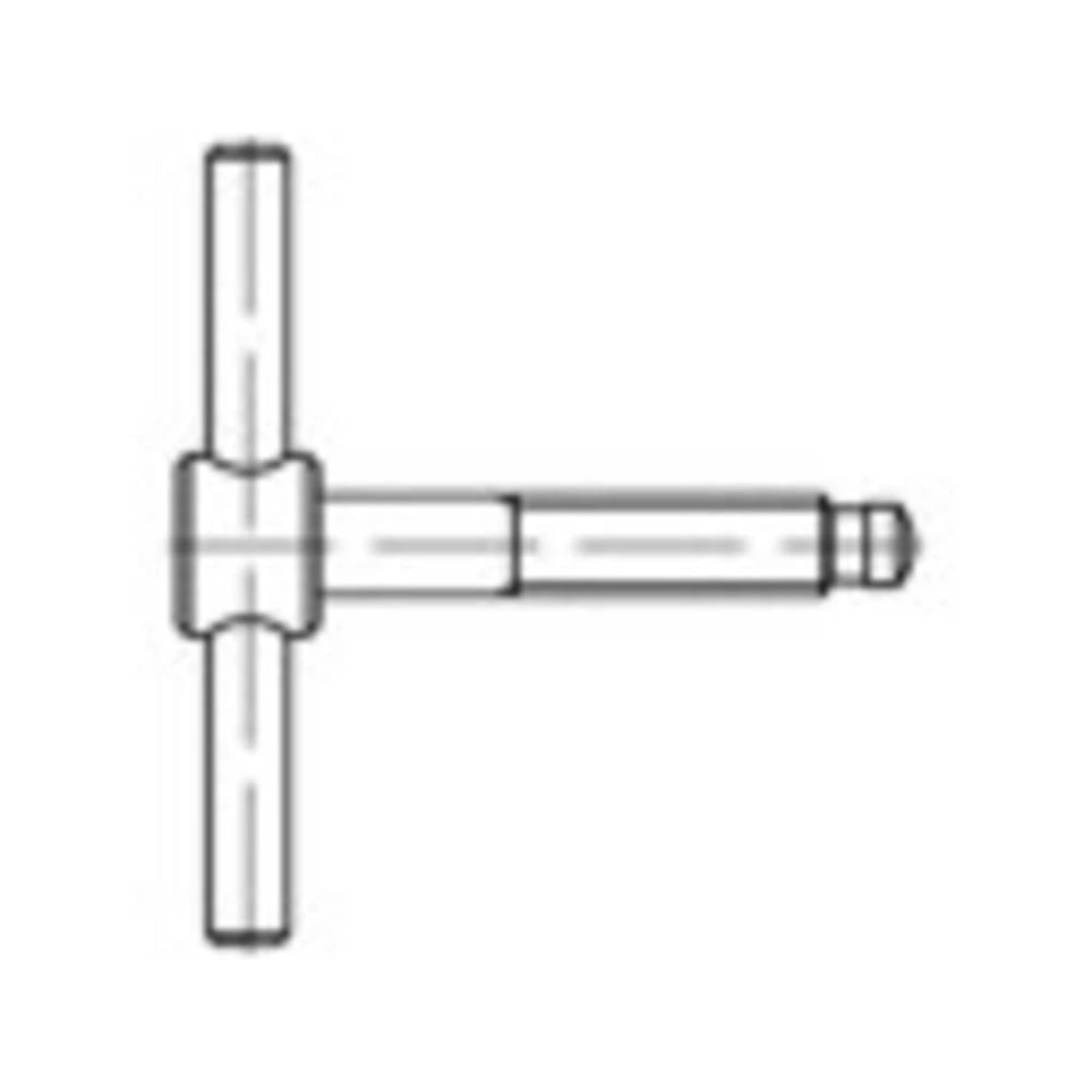 TOOLCRAFT  137852 vijak sa pritegom M12 80 mm  DIN 6304   čelik polirani 1 St. slika