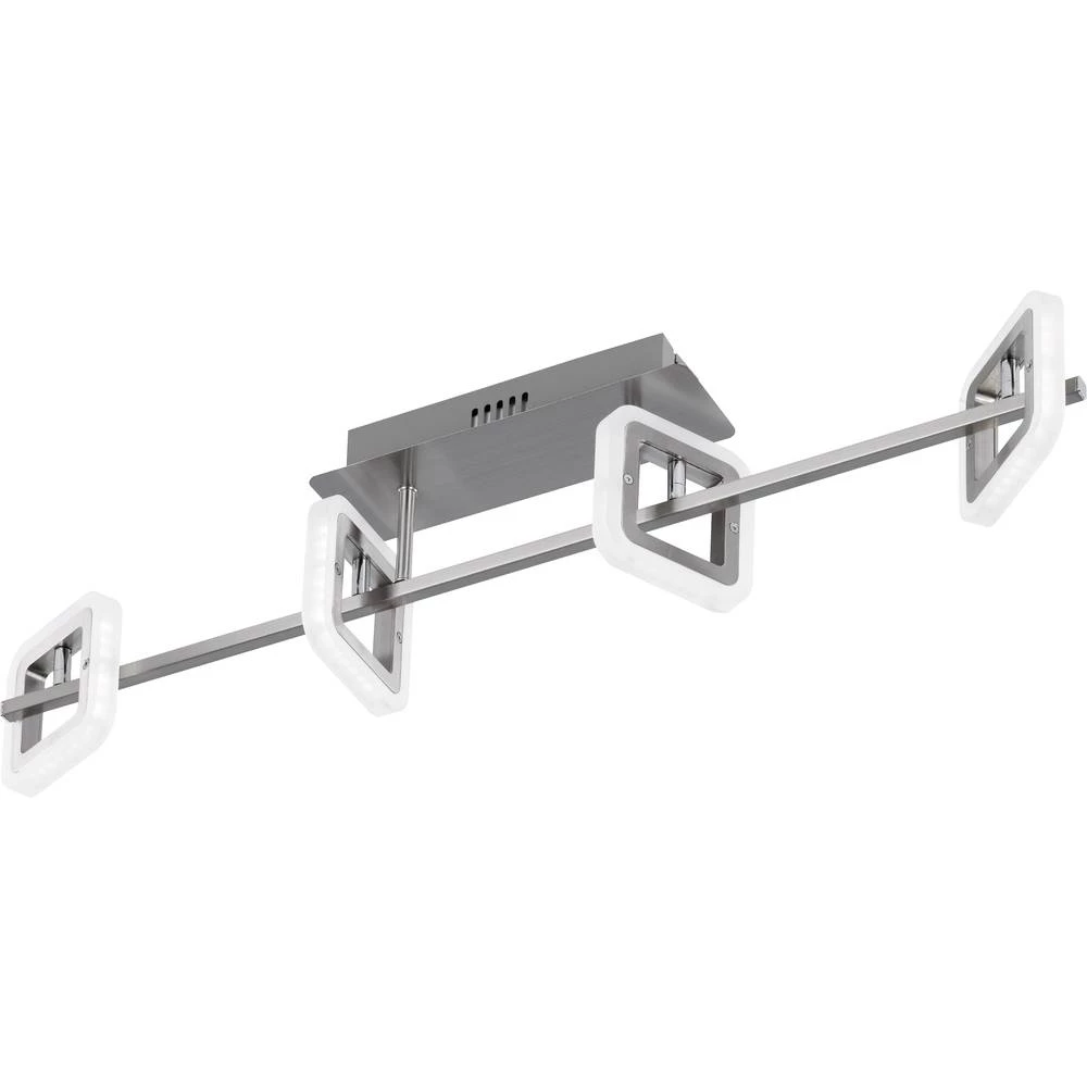 LED stropni reflektor 20 W Toplo-bijela WOFI Davis 9507.04.54.0000 Nikal (mat), Krom boja slika