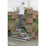 MUNK Günzburger Steigtechnik 50059 aluminij stepenice mobilna Radna visina (maks.): 2.5 m srebrna 6.9 kg