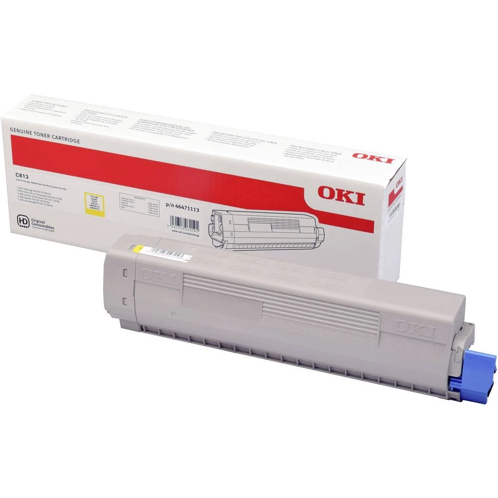 OKI Toner C813 46471113 Original Žut 5000 Stranica slika