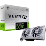MSI grafička kartica Nvidia GeForce RTX 5070 GeForce RTX5070 VENTUS 2X OC White 12 GB GDDR7 RAM PCIe x16 HDMI® 2.1, Disp