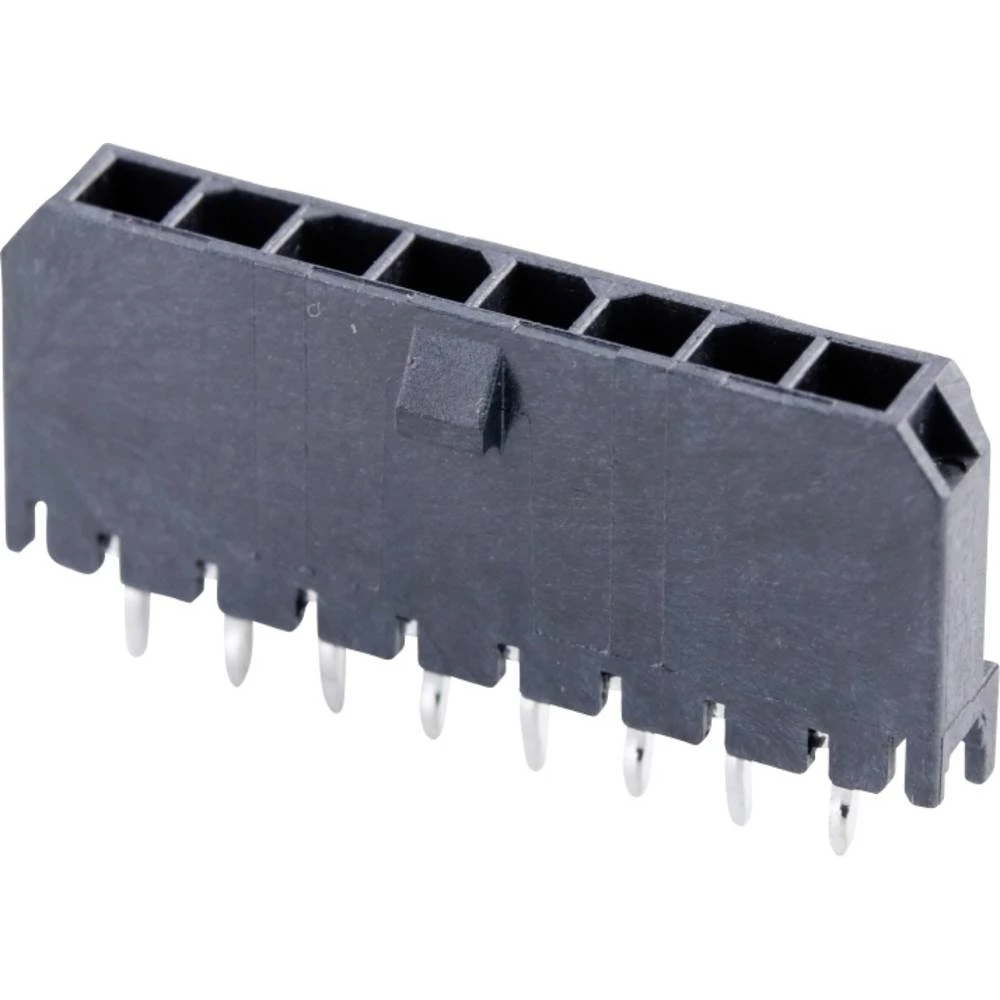 Molex ugradna standardna letva s muškim kontaktima Ukupan broj polova 8 Raster: 3 mm 436500815 1 St. Tray slika