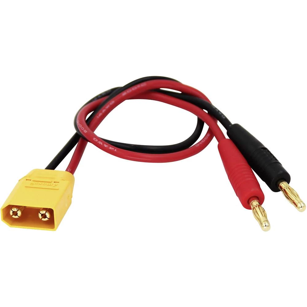 Kable za punjenje [2x Banana utikač - 1x XT90 utikač] 300 mm 2 mm&sup2; Reely slika