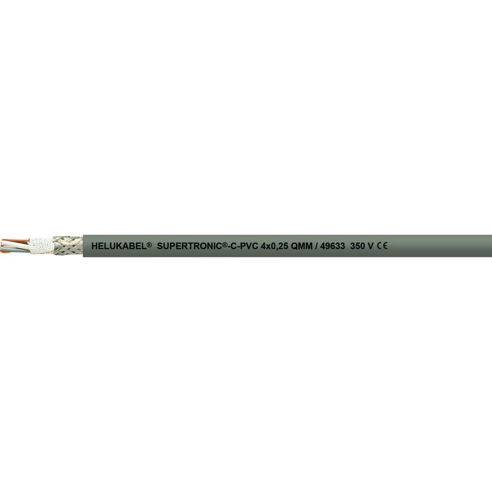 Helukabel 49620-500 vod za vučni lanac S-TRONIC®-C-PVC 2 x 0.14 mm² siva 500 m slika