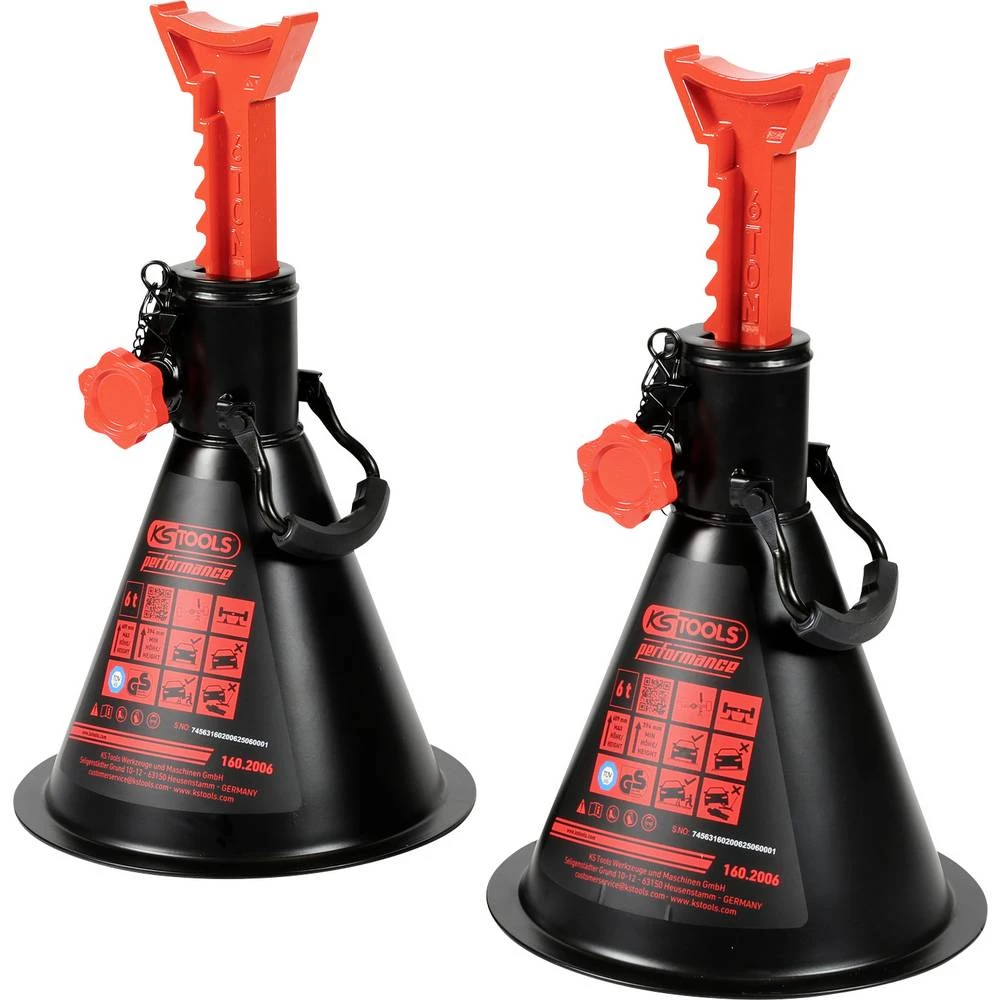 KS Tools podmetač za auto 6 t Radna visina: 40 - 60 cm slika