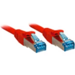 LINDY 47167 RJ45 mrežni kabel, Patch kabel CAT 6a S/FTP 7.50 m crvena  1 St.