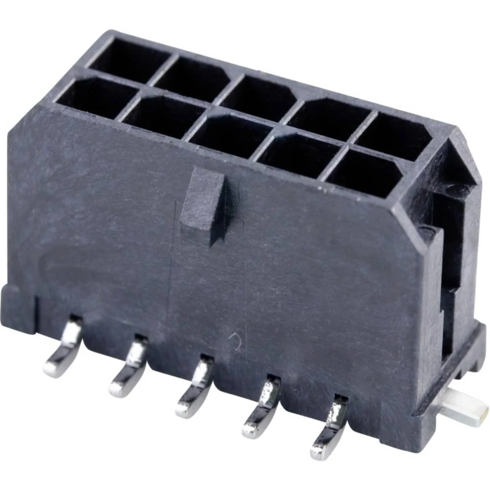 Molex 430451020 1400 pcs Micro-Fit 3.0 Vertical Header, 3.00mm Pitch, Dual Row, 10 Circuits, with Solder Tab, Gold, Glow-Wire Capa slika