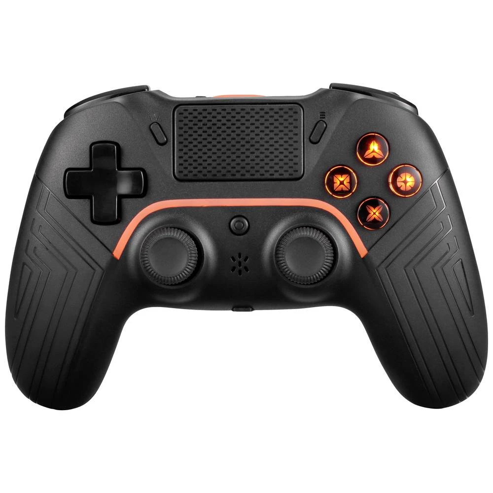DELTACO GAMING Wireless PS4 & PC Controller upravljač PlayStation 4, PC, Android, iOS crna slika