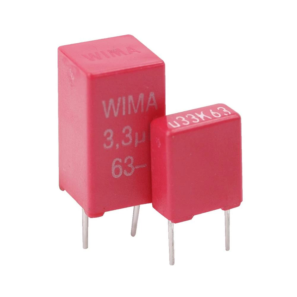 Wima 1 kom. folijski kondenzator MKT radijalno ožičen 63 V/DC, 40 V/AC 10 % (D x Š x V) 7.2 x 4.5 x 9.5 mm slika