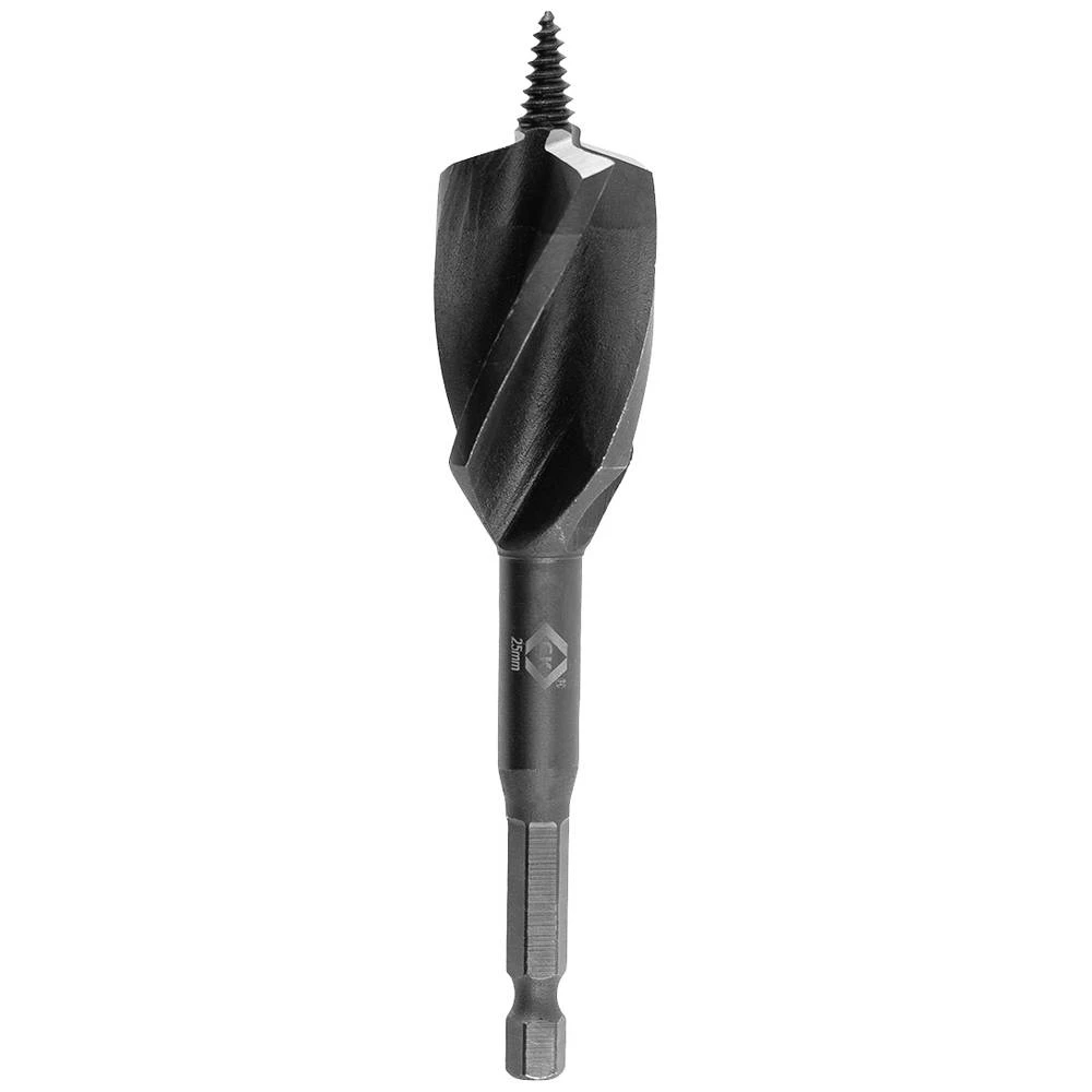 C.K T2946-25 drvo-spiralno svrdlo  25 mm Ukupna dužina 120 mm 6.35 mm, šesterokutna osovina 1 St. slika