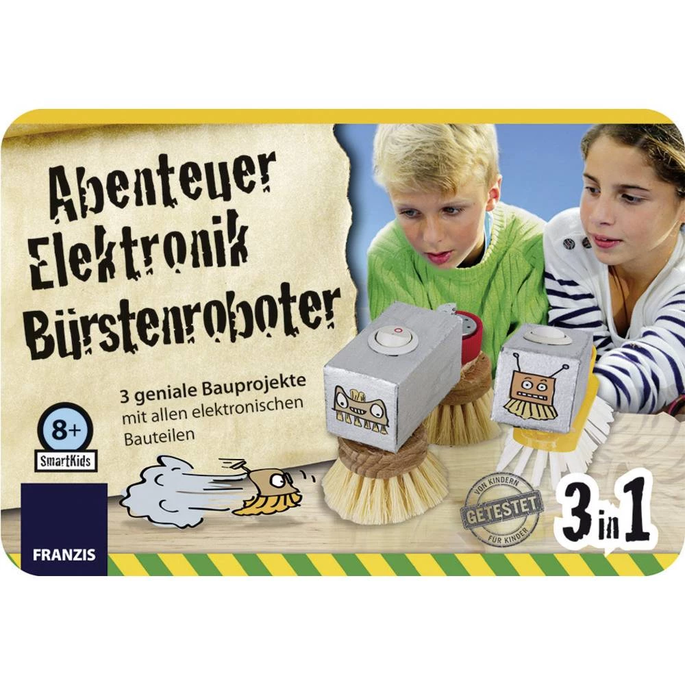 Eksperimentalni set Franzis Verlag Abenteuer Elektronik Bürsten Roboter 978-3-645-65239-1 Iznad 8 godina slika