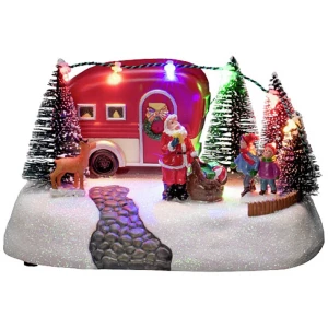 Konstsmide 4238-000 LED krajolik karavan s Djedom Mrazom šaren LED šarena boja slika