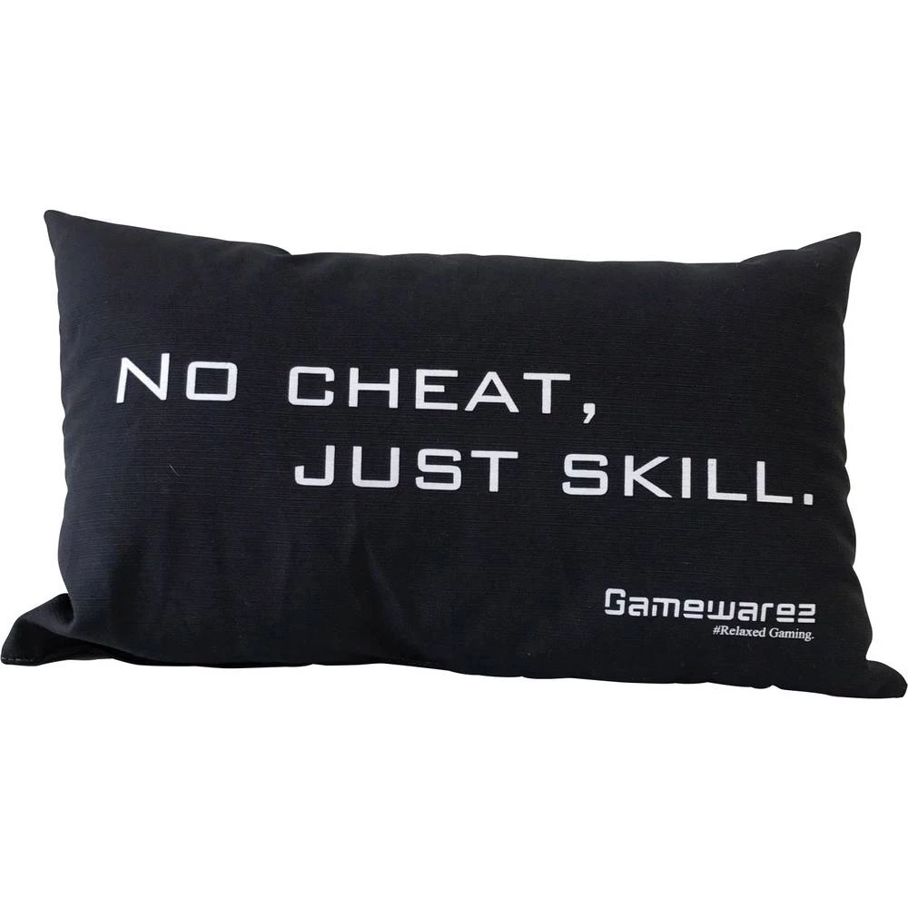Jastuk GAMEWAREZ NO CHEAT, JUST SKILL Crna slika