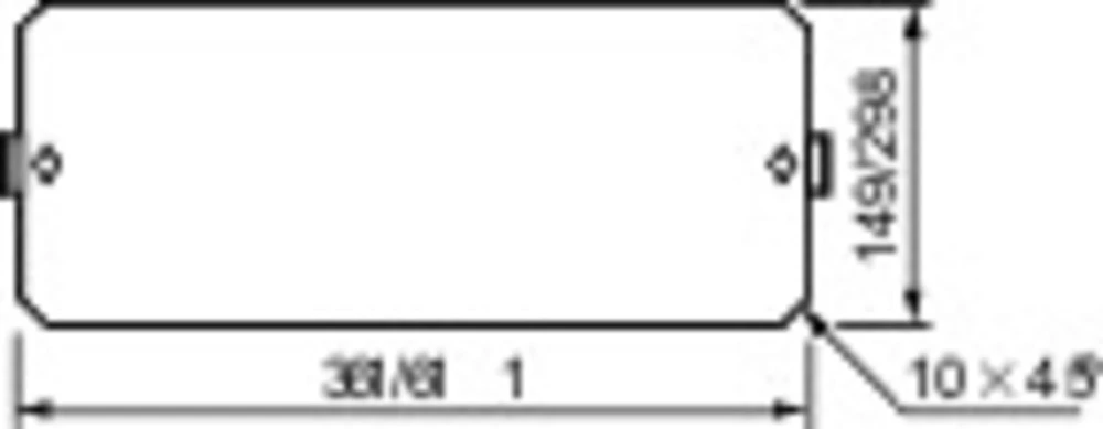 Montažna ploča Čelik, pocinčani Schneider Electric NSYPMP7502DLP 2 ST slika