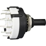 TRU COMPONENTS SR26B4-2X6-7-20 okretni prekidač 250 V 150 mA  12 x 30 °  1 St.