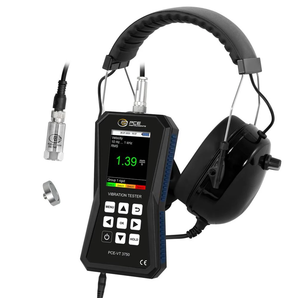 PCE Instruments PCE-VT 3750 uređaj za mjerenje vibracija ±2 % slika