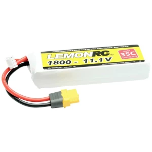 LemonRC lipo akumulatorski paket za modele 11.1 V 1800 mAh Broj ćelija: 3 35 C softcase XT60 slika