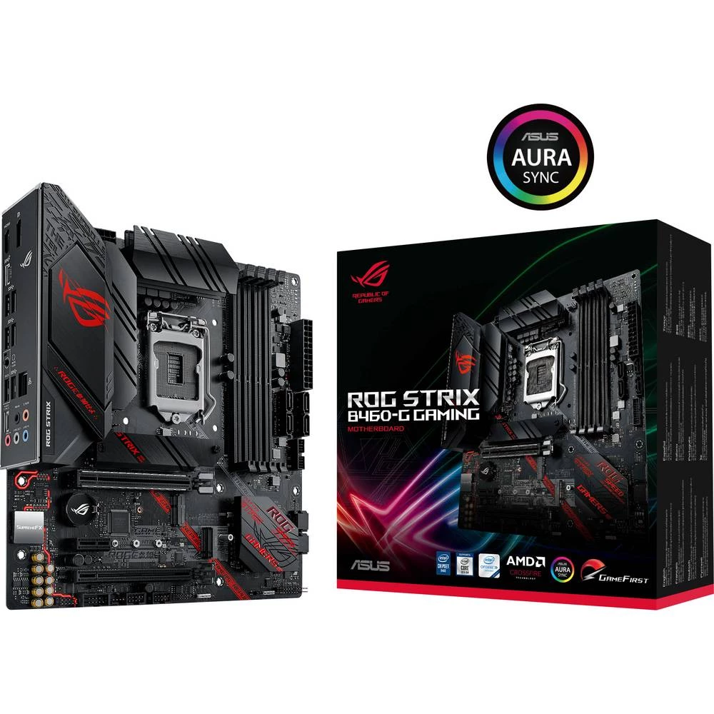 Asus ROG STRIX B460-G GAMING matična ploča Baza Intel® 1200 Faktor oblika Micro-ATX Set čipova matične ploče Intel® B460 slika