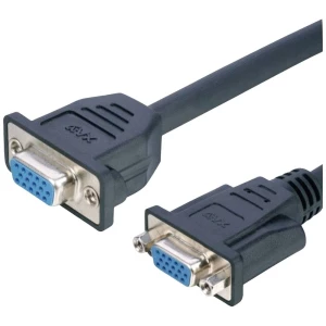 Lyndahl LKPK009 VGA adapterski kabel za montažu na ploču 0,2 m Lyndahl VGA kabel  VGA 15-polna utičnica 0.2 m crna  LKPK009 slika