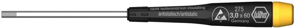 ESD imbus odvijač Wiha 07647 otvor ključa: 2.5 mm duljina oštrice: 60 mm DIN EN slika