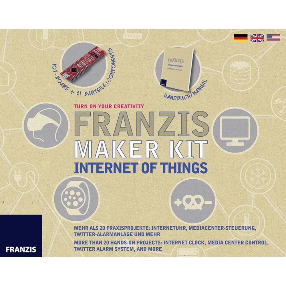 Komplet za izrađivanje Franzis Verlag Maker Kit Internet of Things 65316 Iznad 14 godina slika