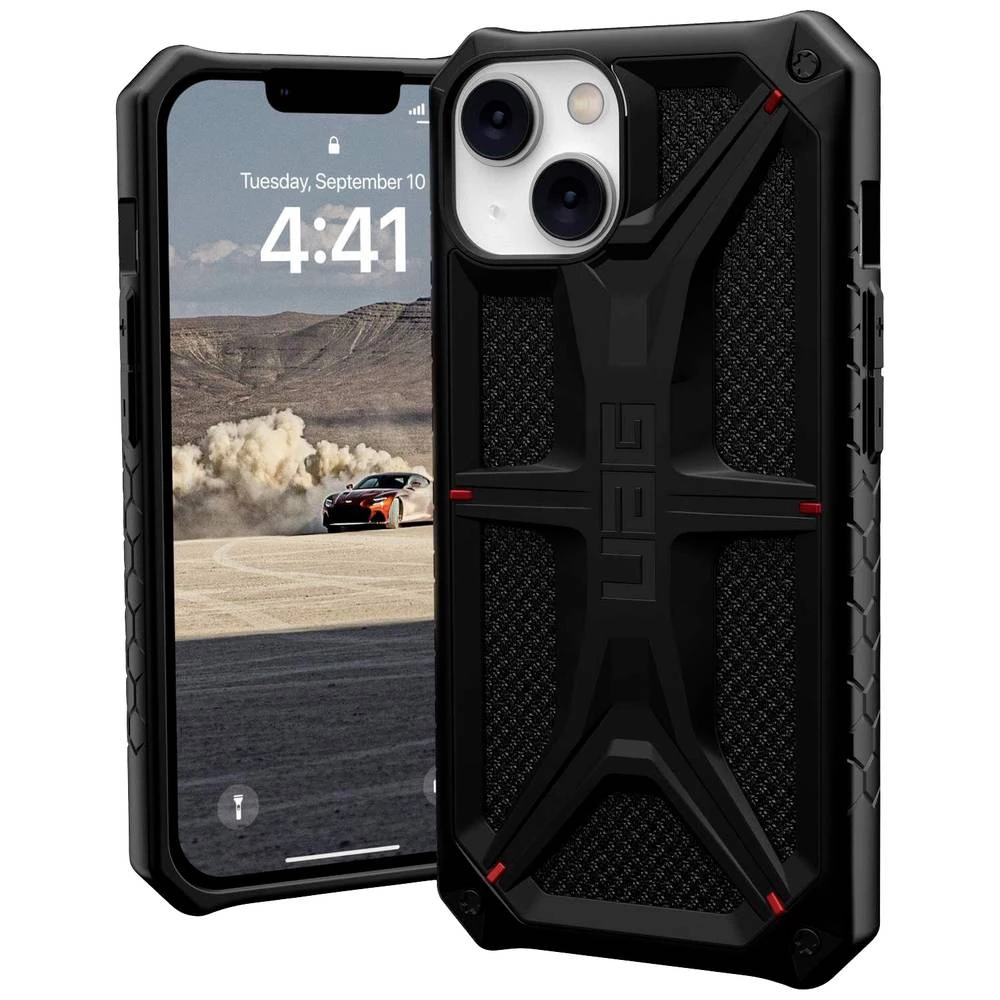 Urban Armor Gear Monarch Pogodno za model mobilnog telefona: iPhone 14, iPhone 13, crna Urban Armor Gear Monarch case Apple iPhone 14, iPhone 13 crna slika