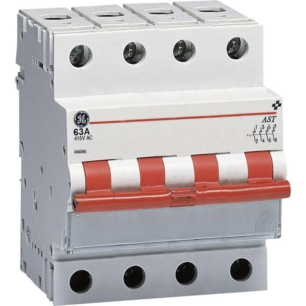 Glavni prekidač 4-polni 63 A 400 V General Electric 666565 slika