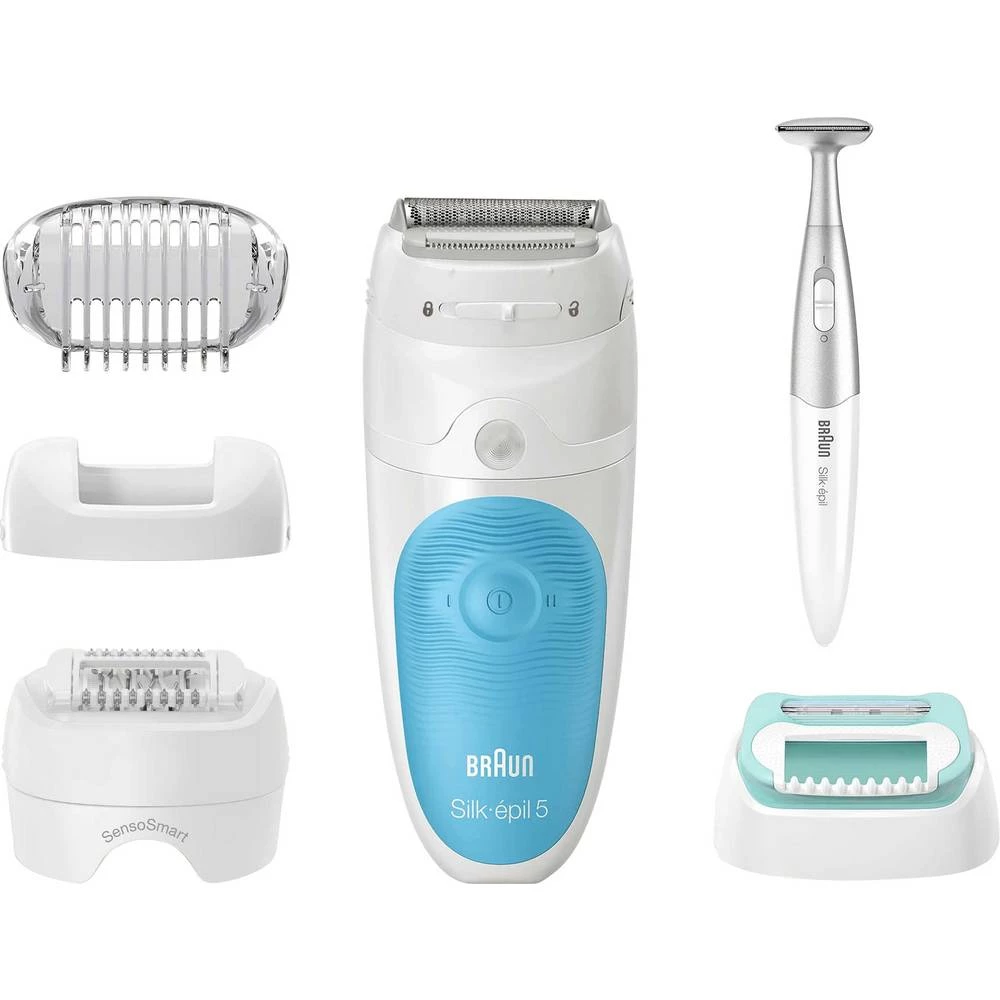 Braun Silk-epil 5-810 SensoSmart depilator bijela, plava boja slika