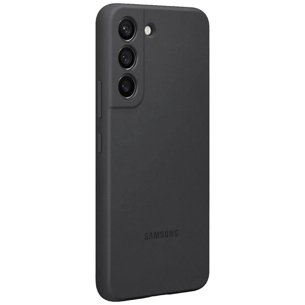 Samsung Silicone Cover stražnji poklopac za mobilni telefon Samsung Galaxy S22 crna slika