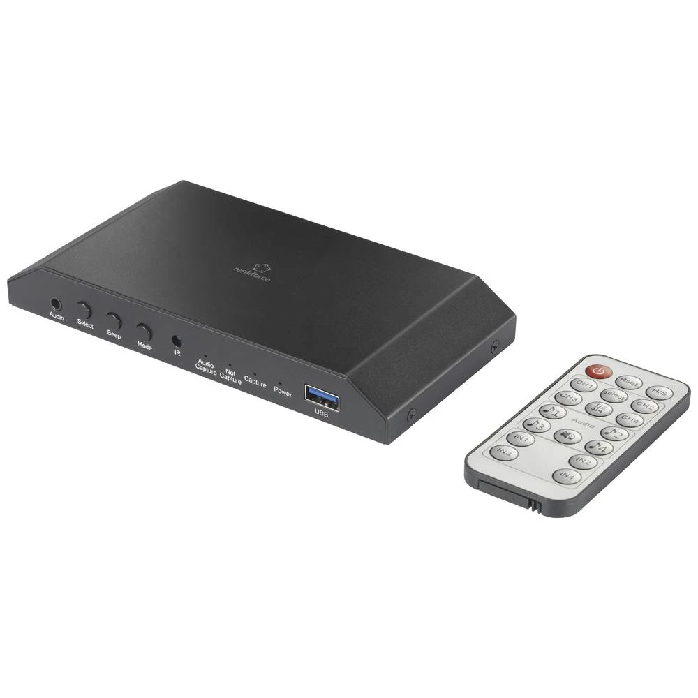 Renkforce GEN-401VCL 4x1 HDMI bešavni prekidač + USB 3.0 kartica za video snimanje s podrškom za više pogleda   Renkforce  RF-HVC-500  4 ulaza  sustav video snimanja USB  full hd rezolucija, livest... slika