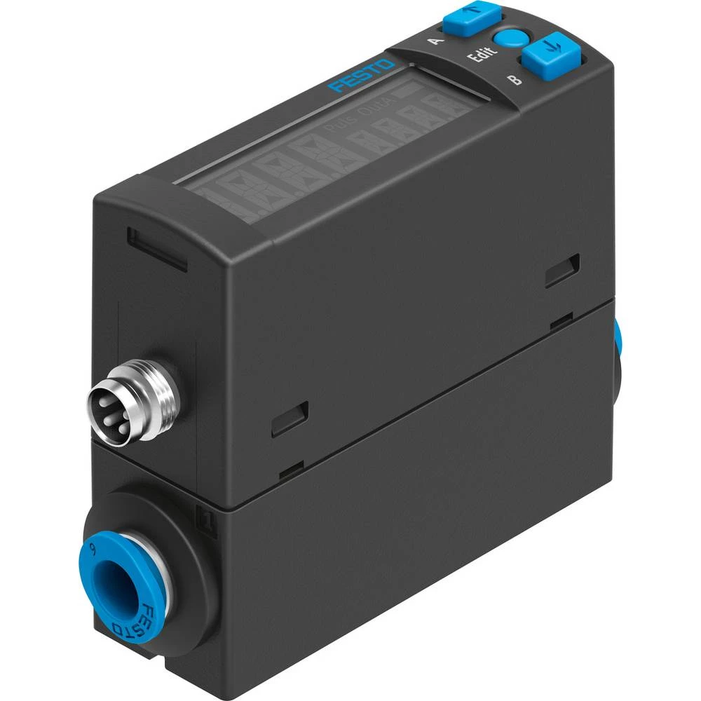 FESTO senzor protoka SFAH-0.1U-Q4S-PNLK-PNVBA-M8 8058462 Pogonski napon (područje): 22 - 26 V/DC 1 St. slika