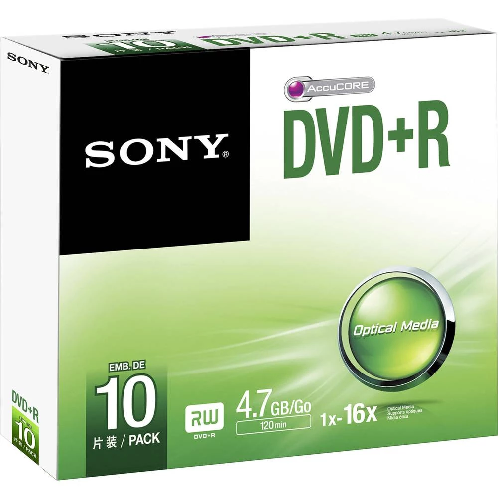 DVD+R prazan 4.7 Sony DPR47SS 10 ST Slimcase slika