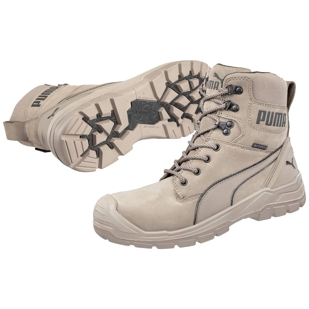 PUMA Conquest STONE HIGH S3 CI HI HRO SRC 630740801000040 zaštitne čižme S3 Veličina obuće (EU): 40 kamen 1 Par slika