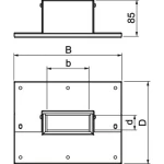 OBO Bettermann 7218122 zidna konzola 1 St.