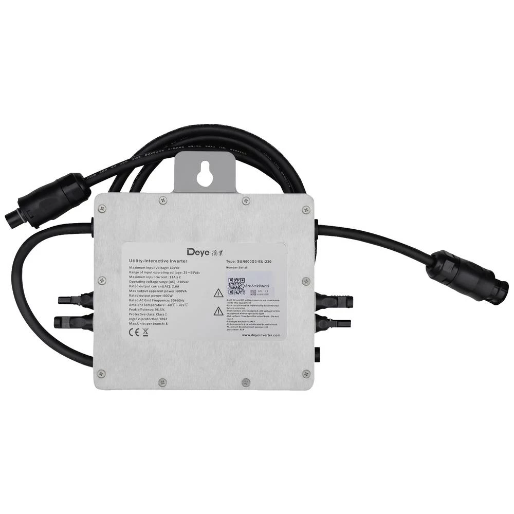 mrežni inverter  600 W 60 V - 230 V bez ventilatora slika