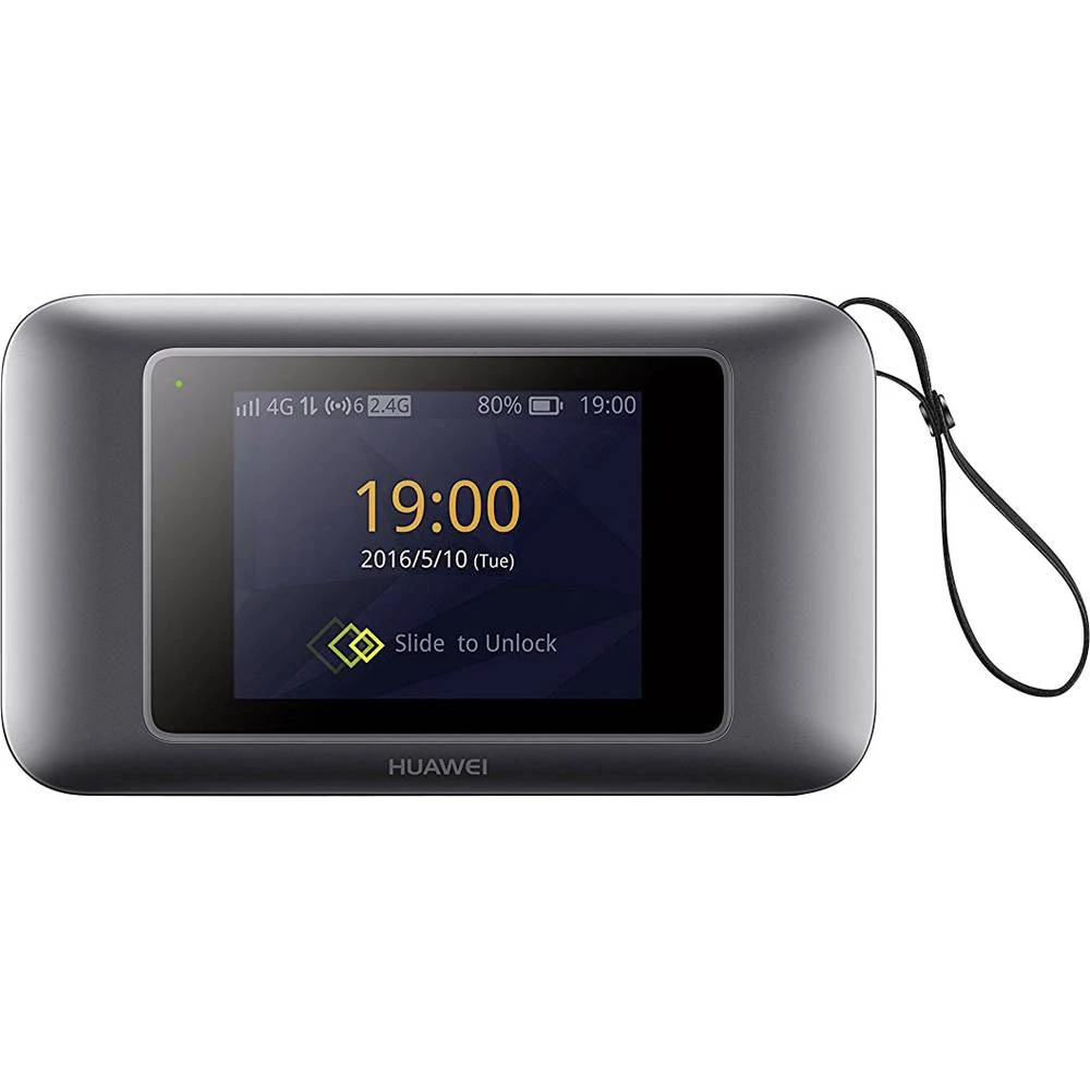 HUAWEI E5787s-33a Mobilna 4G-WLAN pristupna točka Do 10 uređaja 50 Mbit/s S utorom za microSD kartice, Funkcija Powerbank Crna slika