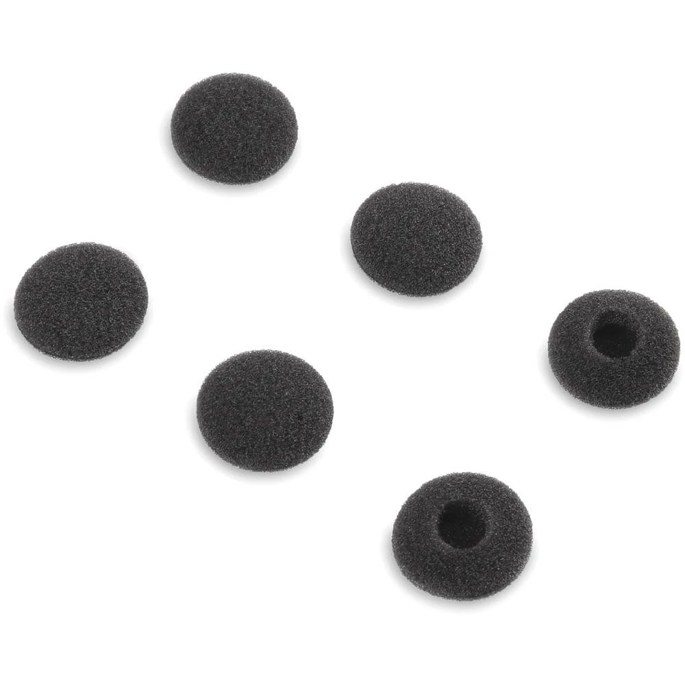 na ušima slušalice s jastučićima 6 St. Renkforce 17.5 mm crna slika