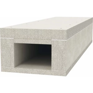 OBO Bettermann 7215228 Zaštita od požara (D x Š x V) 1000 x 280 x 185 mm 1 ST Siva slika