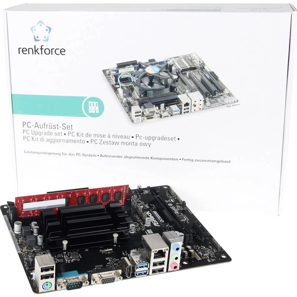 Renkforce komplet za podešavanje računala AMD E2 E2-6110 (4 x 1.5 GHz) 8 GB AMD Radeon R2 Micro-ATX slika