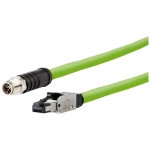 Metz Connect 142M6X18010 M12 mrežni kabel, Patch kabel CAT 6a SF/UTP 1 m zelena PUR plašt, postojan na kiselinu, postojan na ozon, UV otporan, mogućnost korištenja za vuču, bez halogena, postojan n...