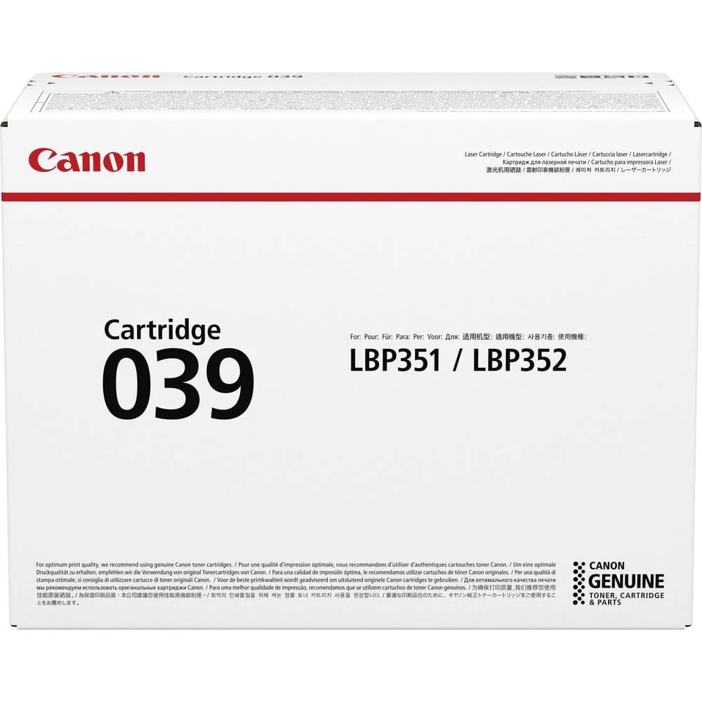 Toner Original Canon 039 Crn Raspon maks. 11000 Stranica slika