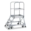Aluminijum Podijum stepenice Mobilna ZARGES 41951 41.5 kg slika