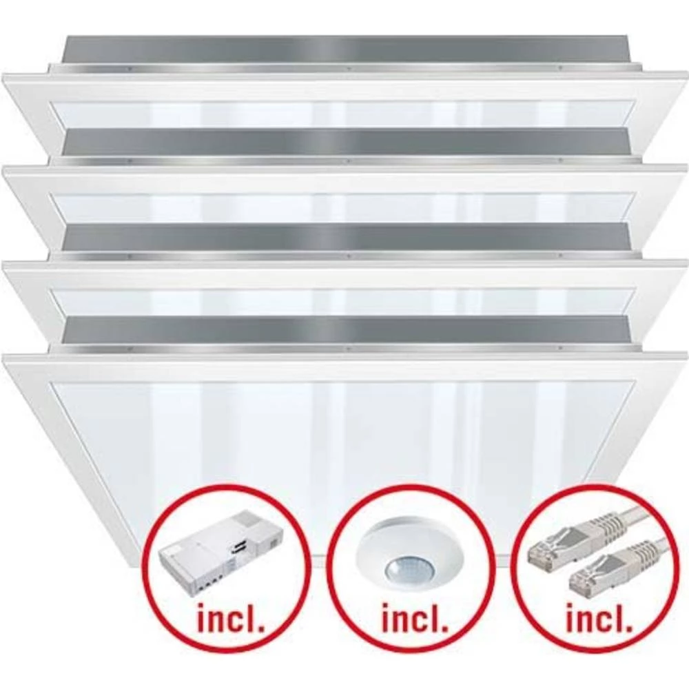 LED svjetlosni set LED LED fiksno ugrađena ESYLUX PNLCEL11 #EQ10122644 EQ10122644 Bijela slika