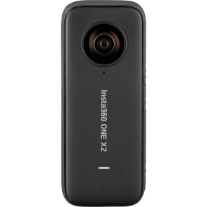 Insta360 panoramska kamera od 360 stupnjeva crna 4K-video, Bluetooth, GPS, vodootporno, usporeni tijek/vremenski od slika
