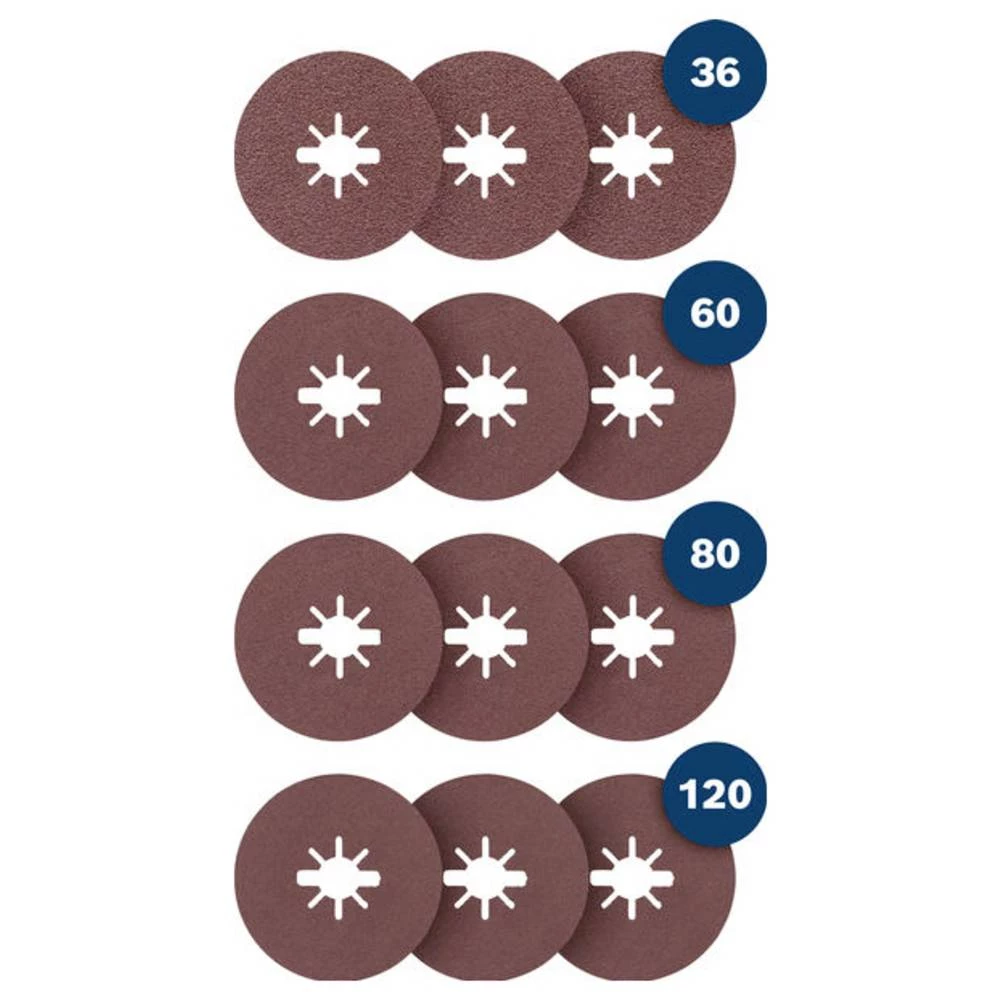Bosch Accessories 2607012053 vlaknasti disk promjer 125 mm Promjer bušotine 22.23 mm 1 Set slika